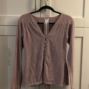 Old navy perfect fit lavender sweater, button down.